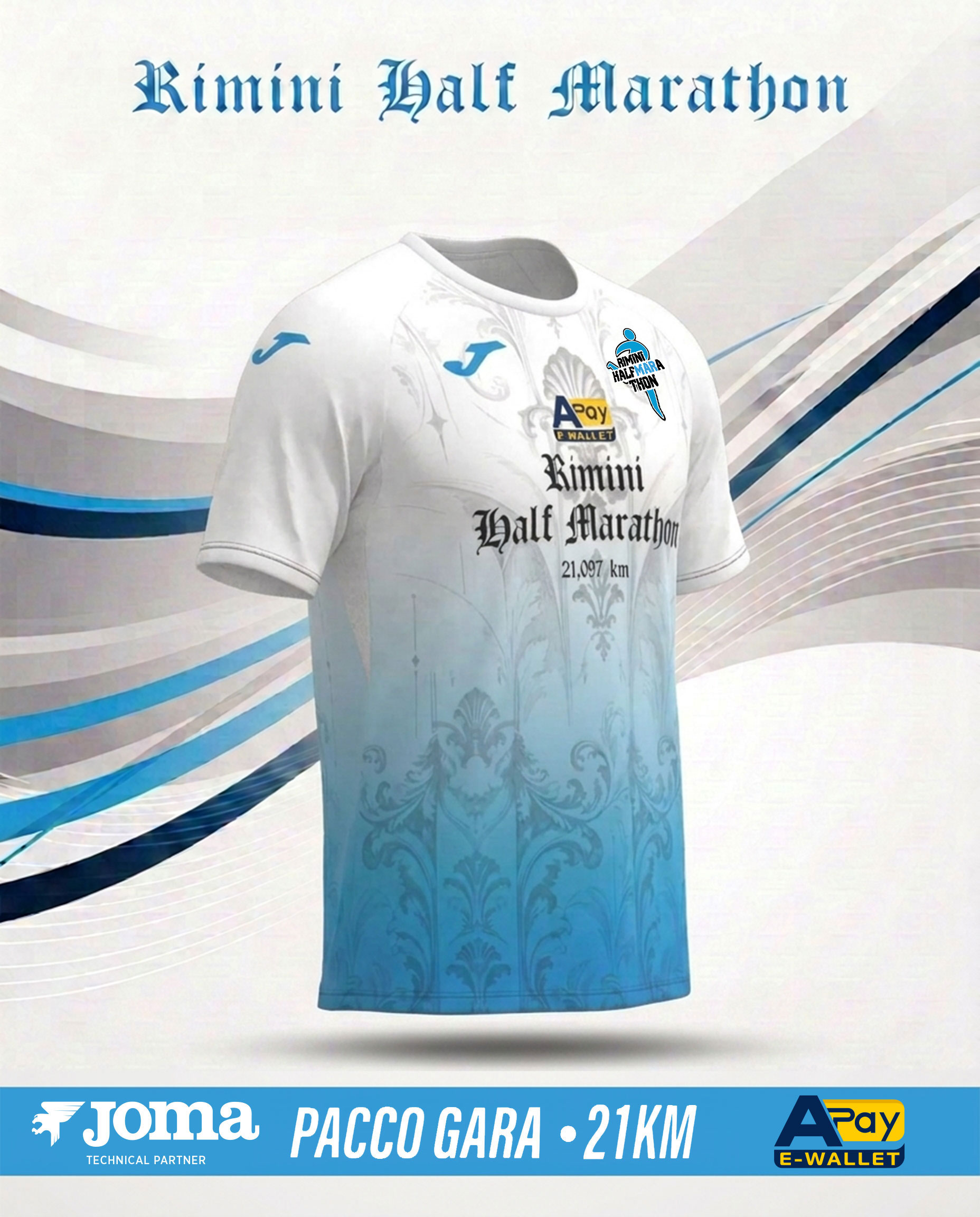 T-shirt tecnica Joma – Mezza Maratona